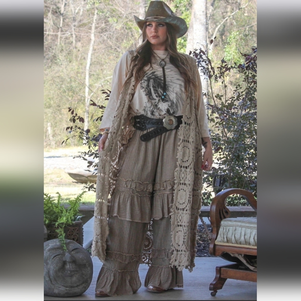 ✨️✨️✨️2 LEFT***FINAL PRICE**NEW Jaded Gypsy Forever Timeless Vest Duster - Picture 2 of 5